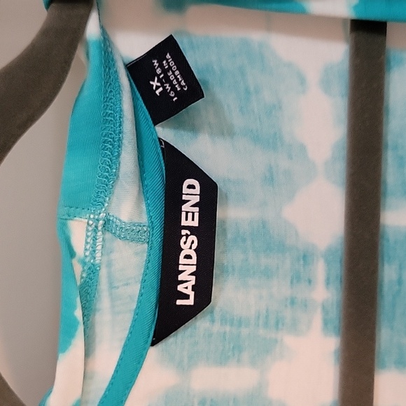 Land's End Open Front Cardigan/Jacket, Lightweight and Stretchy sz 1X - Picture 2 of 5